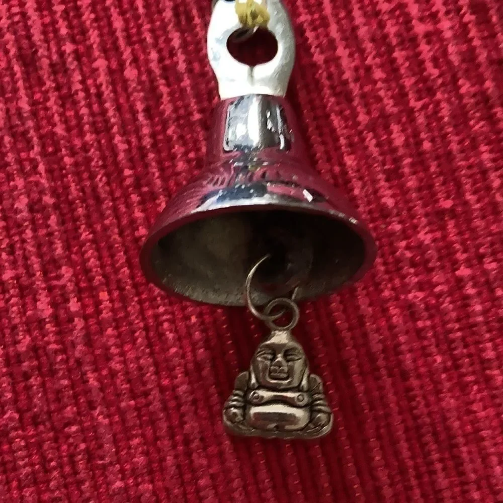 NWT handmade Door Blessings by Dani bells beads Buddha crystals